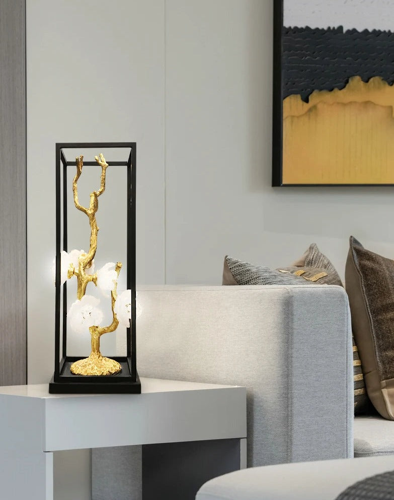 Lampe de table artisanale en cuivre Immacolata