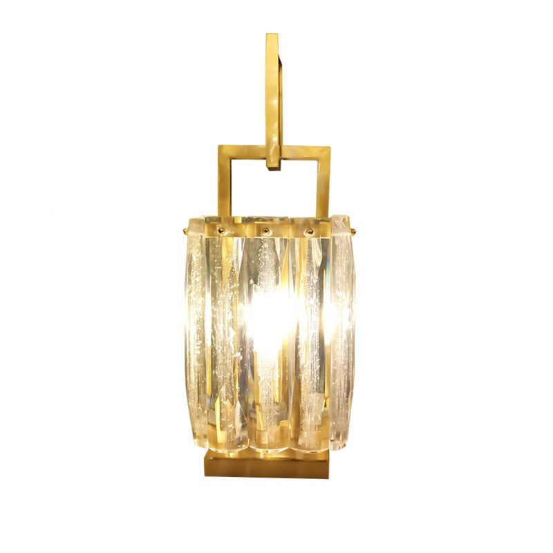 Tacita Kupfer Kristalle handgefertigte Tischlampe