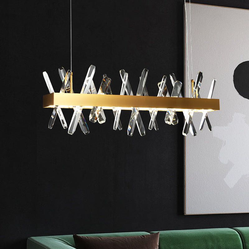 Lustre en cristal de luxe fait main Angerona