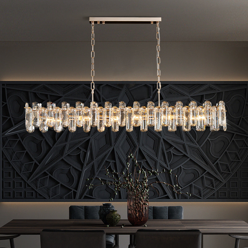 Lustre de luxe en cristal Sergia fait à la main