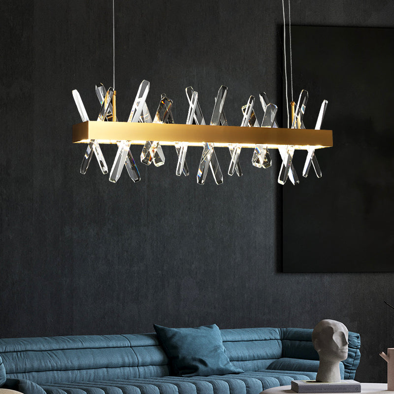 Lustre en cristal de luxe fait main Angerona