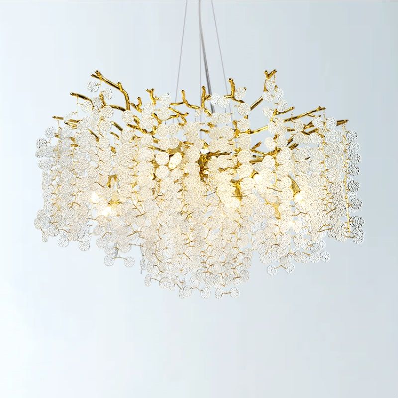 Lustre rond de luxe fait main Juturna