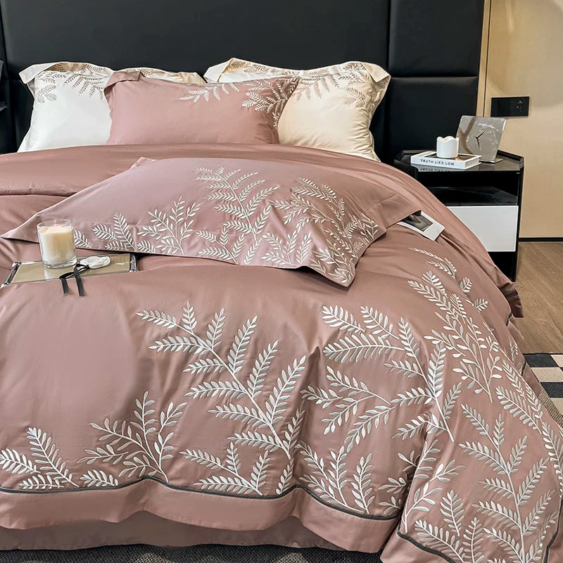 Adelia Quicksand 400TC Egyptian Cotton Bedding Set