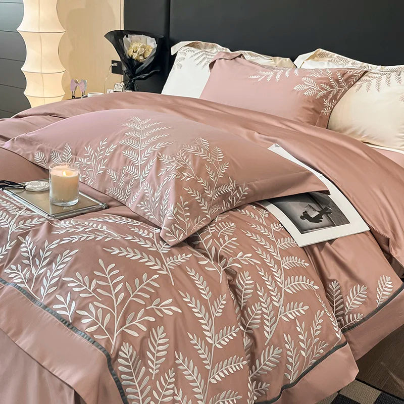 Adelia Quicksand 400TC Egyptian Cotton Bedding Set