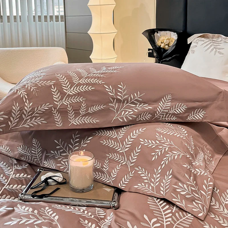Adelia Quicksand 400TC Egyptian Cotton Bedding Set