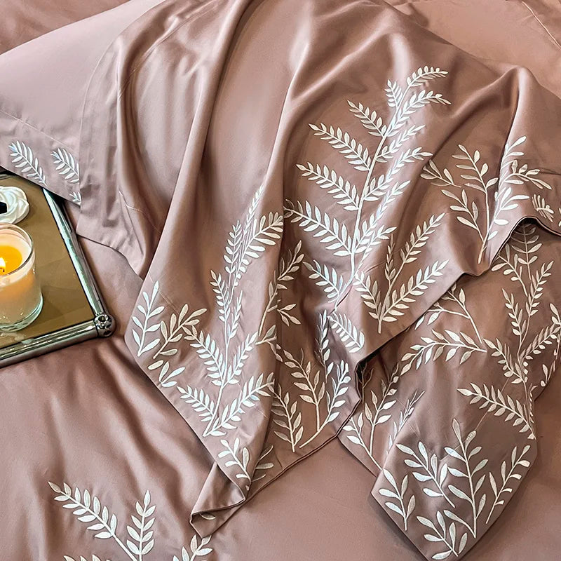 Adelia Quicksand 400TC Egyptian Cotton Bedding Set