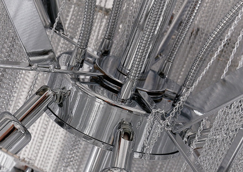 Maxina Modern Polished Chain Handmade Luxury Chandelier