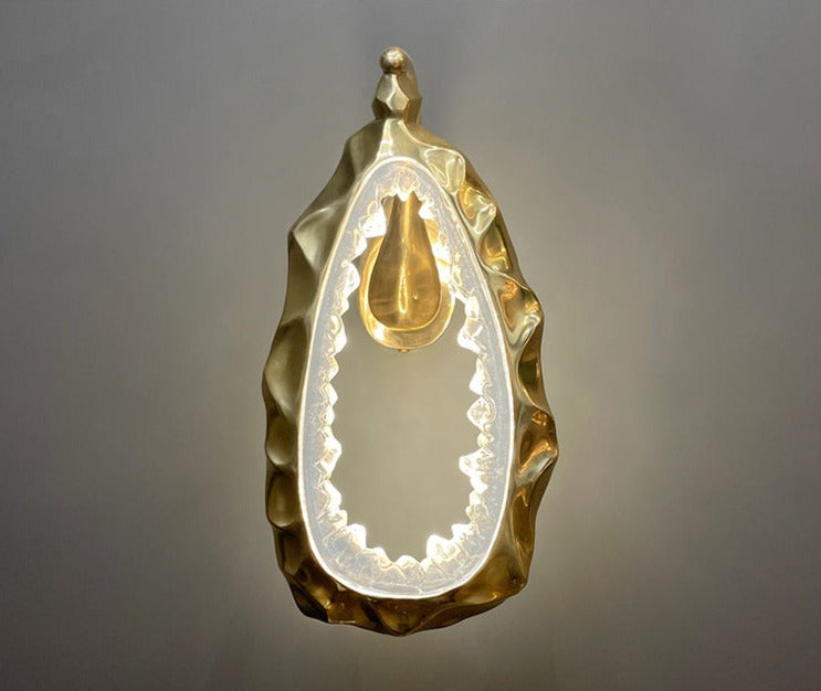 Cassia Handgemachte Wandlampe aus Kupfer
