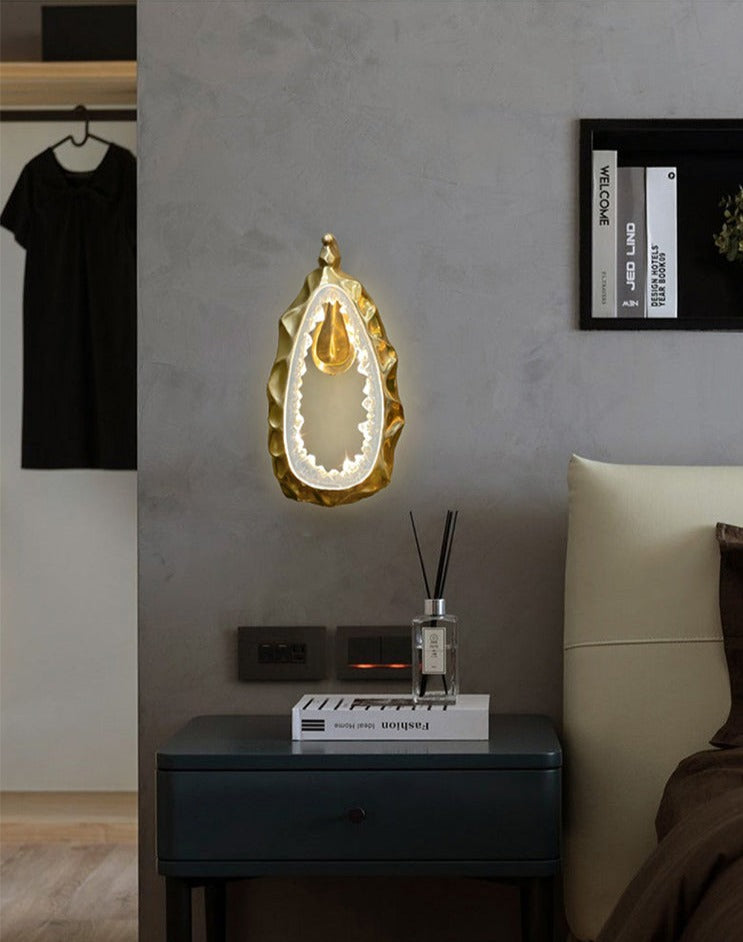 Cassia Handgemachte Wandlampe aus Kupfer