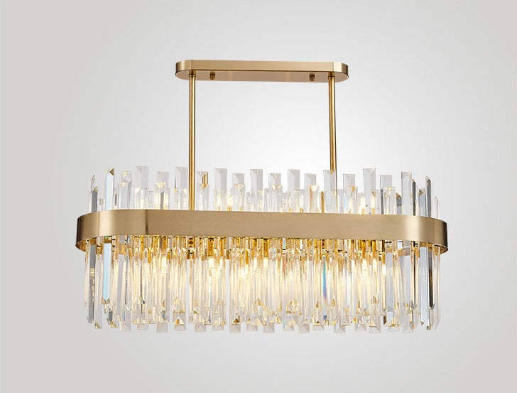 Lustre de luxe en bronze de Prima Crystal