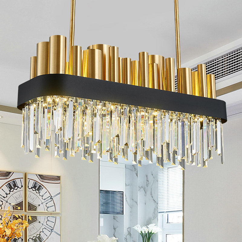 Astra Natural Crystal Luxury Gold Kronleuchter