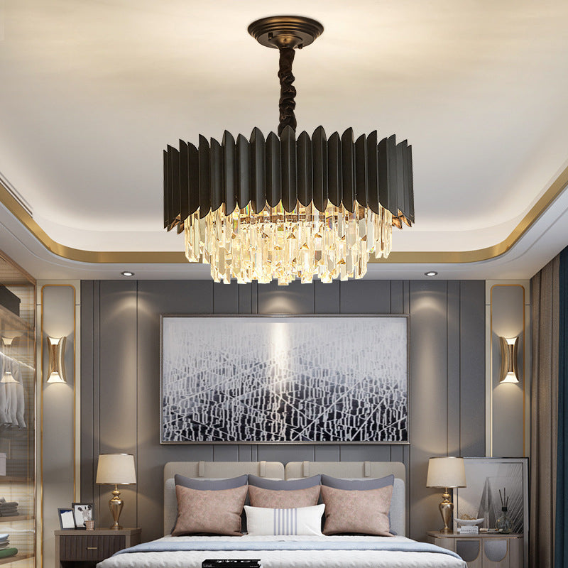 Augusta Crystal Luxury Black Kronleuchter
