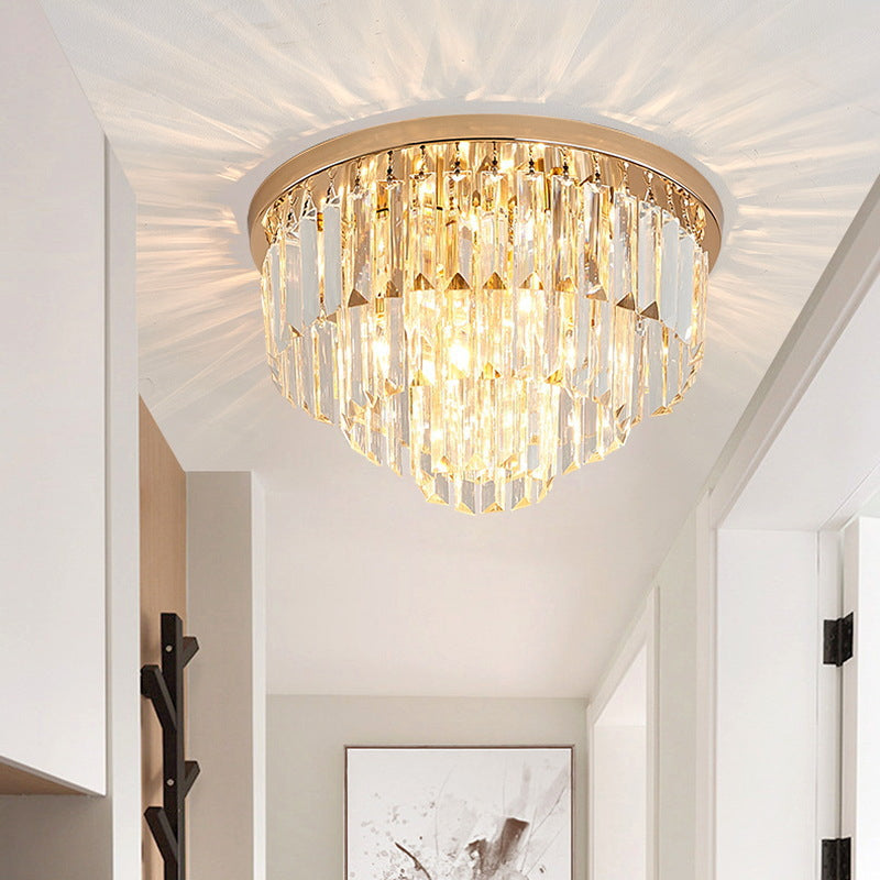 Lustre en cristal de luxe fait main Laetitia