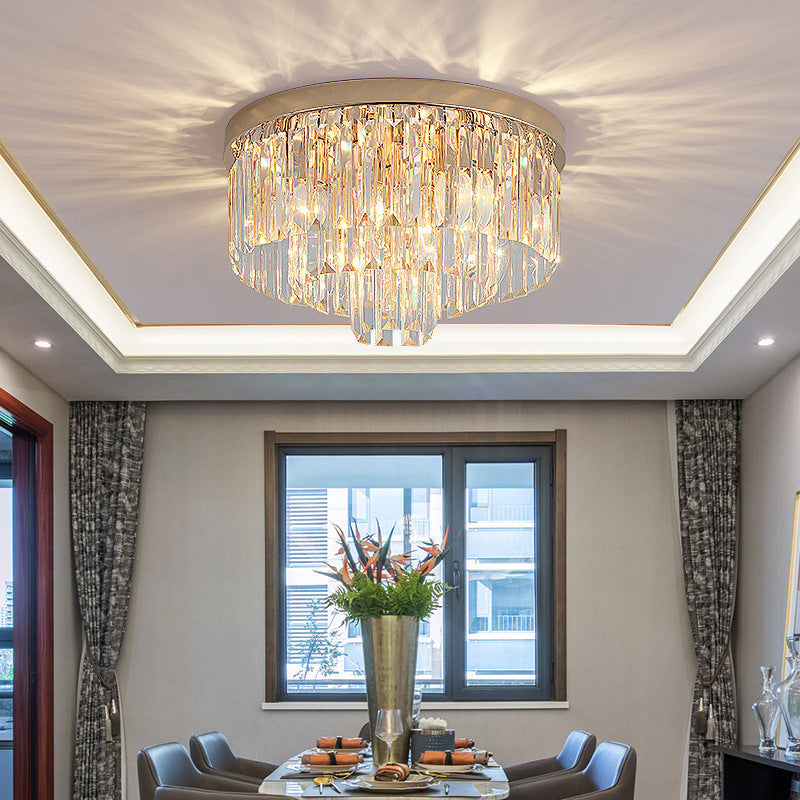 Lustre en cristal de luxe fait main Laetitia
