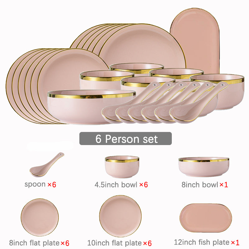 Giacomo Cashmere Luxury Dinnerware Set - DARIYA HOME