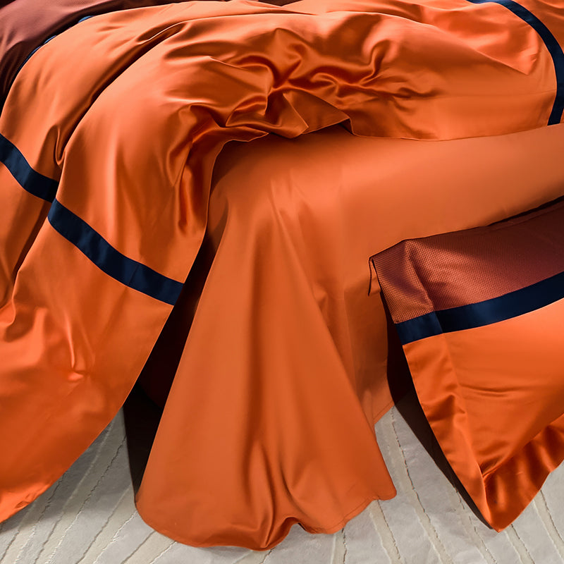 Martina 1400TC Egyptian Cotton Satin Jacquard Luxury Bedding Set - DARIYA HOME