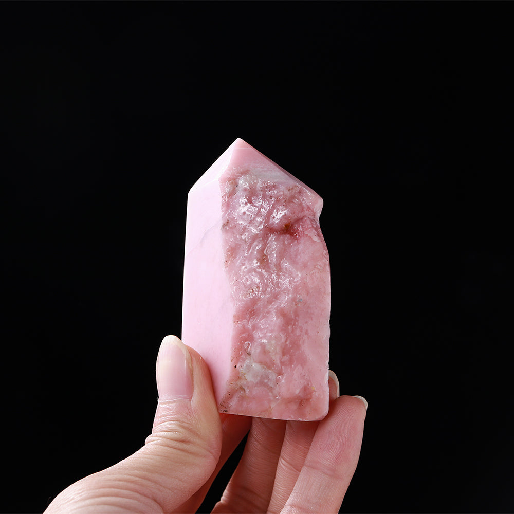 Natural Pink Opal Crystal Luxury Home Decoration