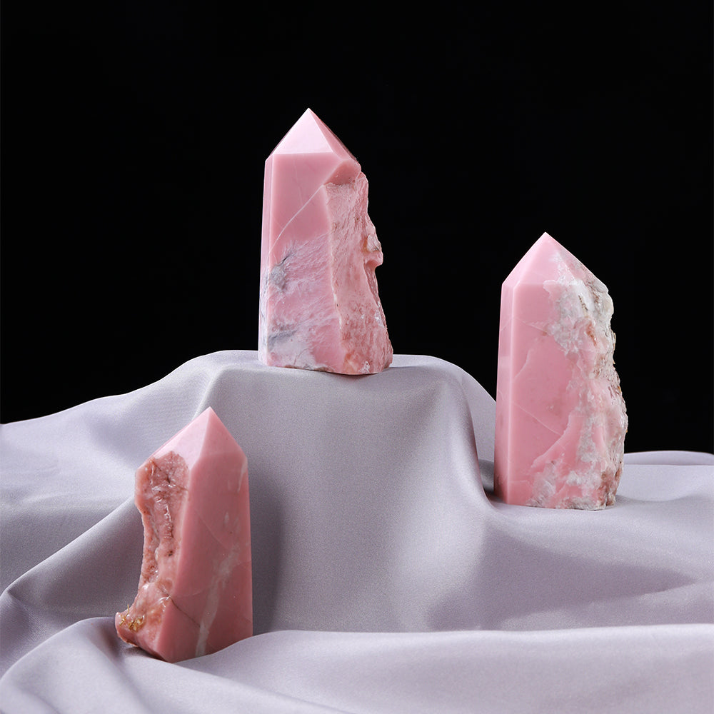 Natural Pink Opal Crystal Luxury Home Decoration