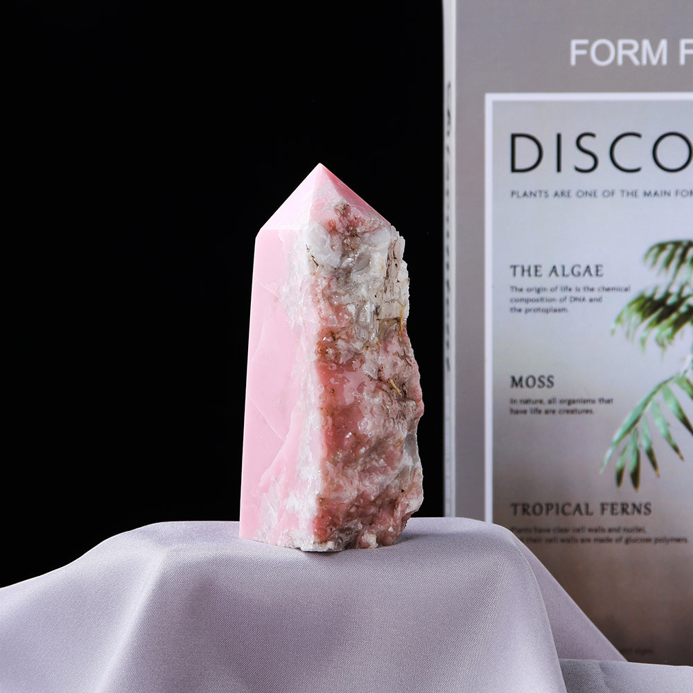 Natural Pink Opal Crystal Luxury Home Decoration