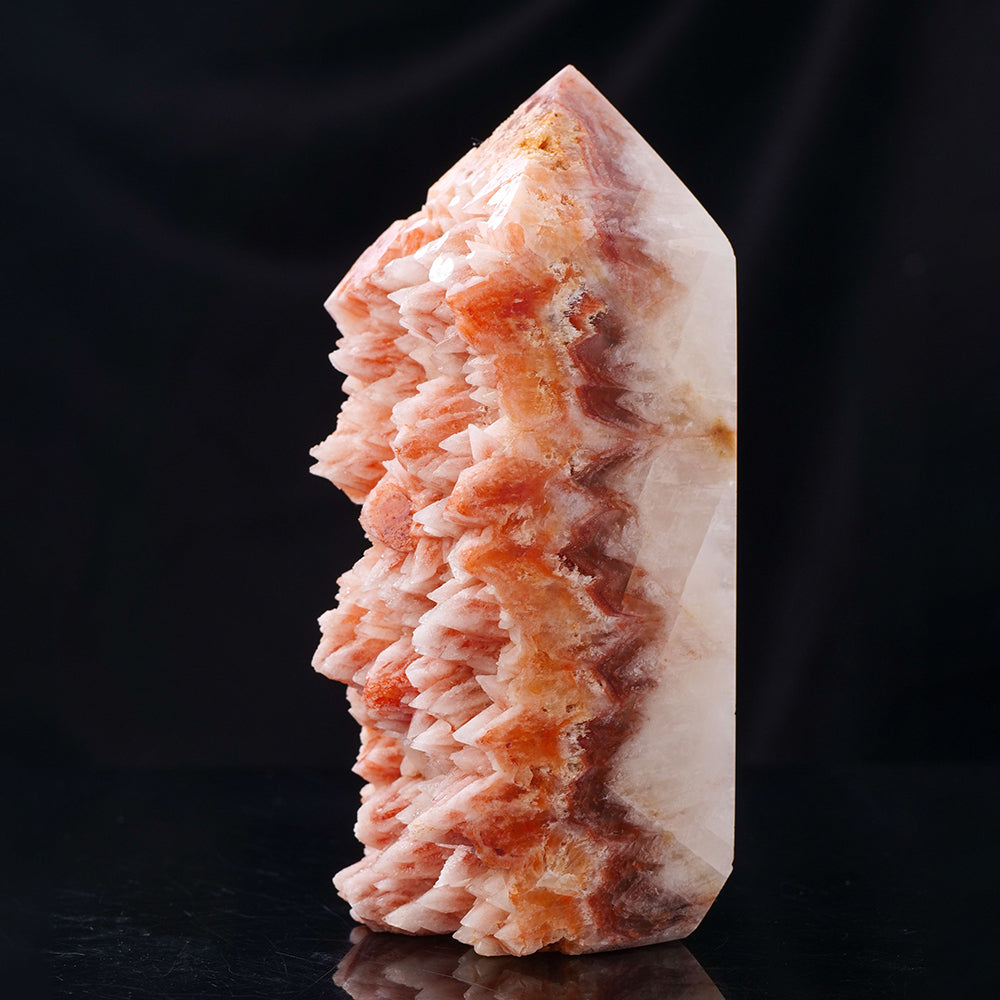 Red Teeth Natural Crystal Cluster Luxury Home Decoration