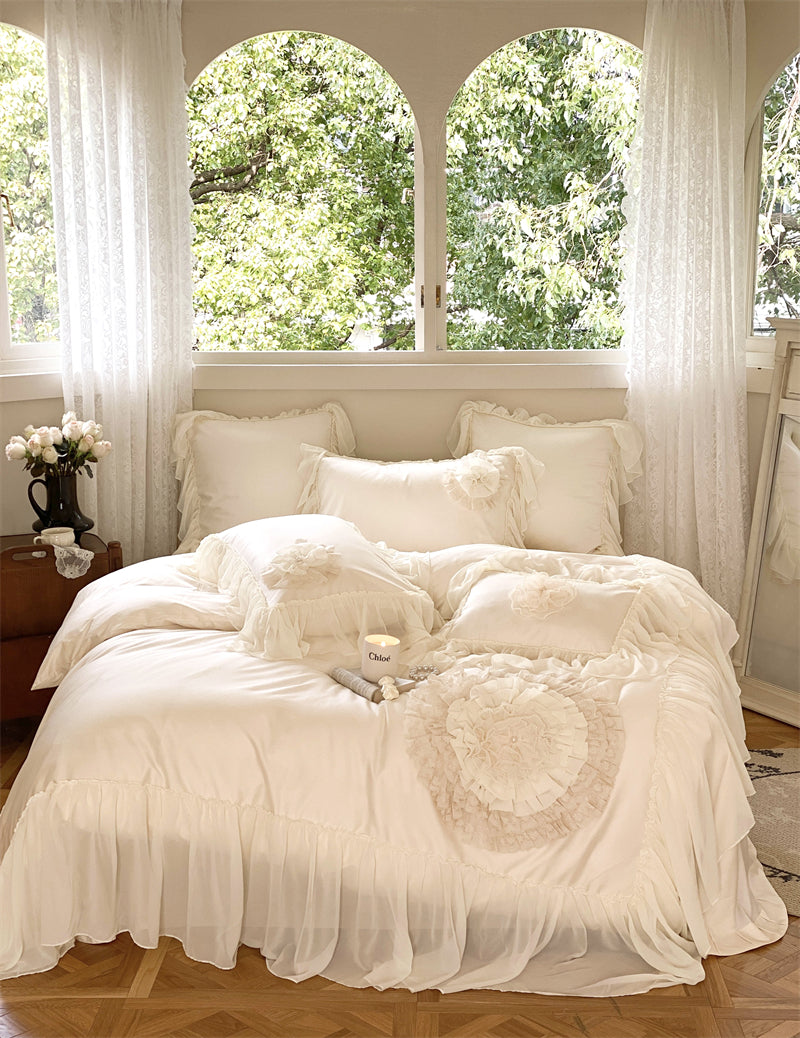Rosemary Luxury Egyptian Cotton Handmade Royal Bedding Set - DARIYA HOME