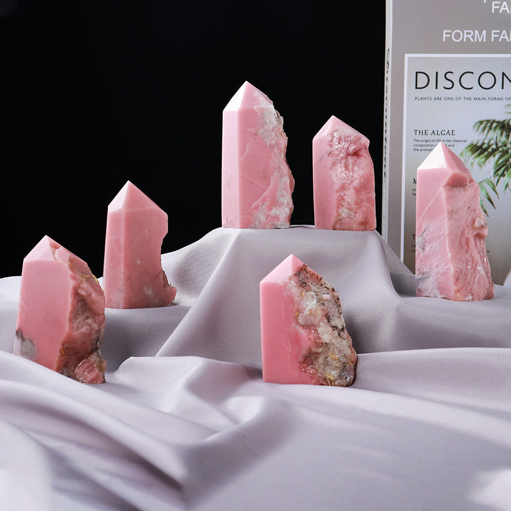Natural Pink Opal Crystal Luxury Home Decoration
