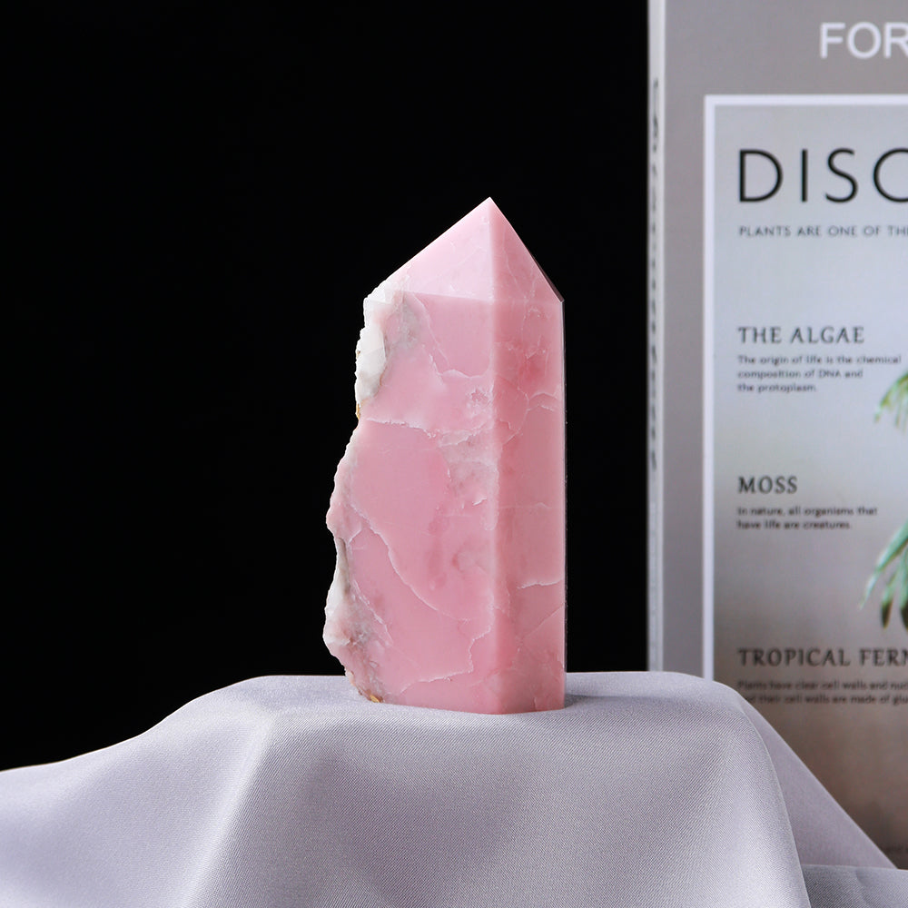 Natural Pink Opal Crystal Luxury Home Decoration
