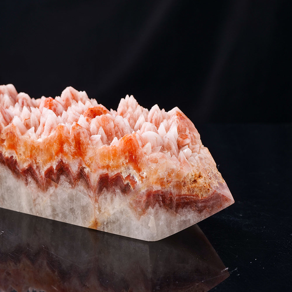 Red Teeth Natural Crystal Cluster Luxury Home Decoration