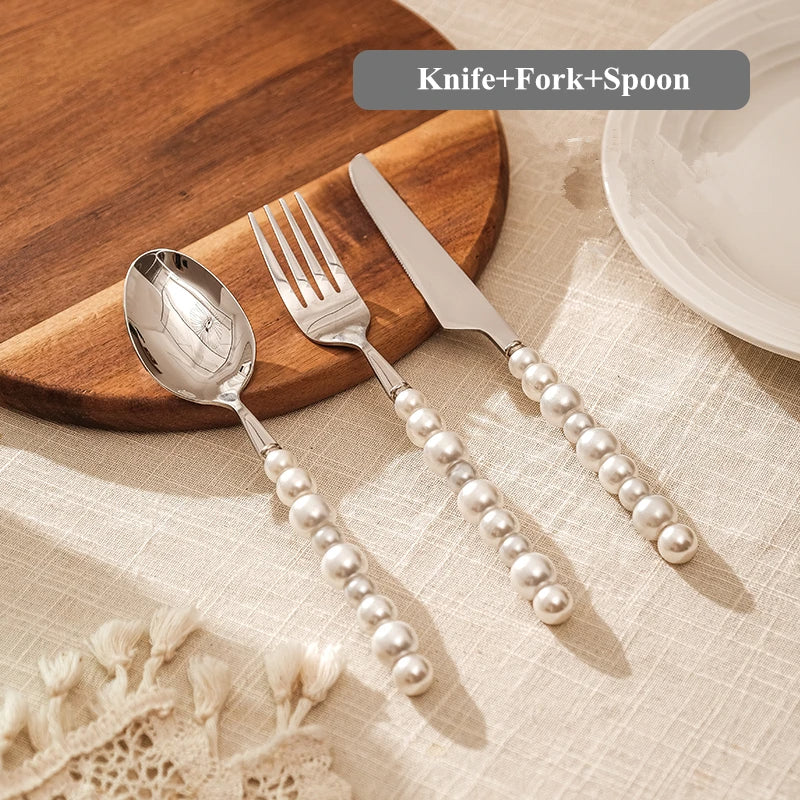 Alba Silver Pearl Royal Cutlery Set