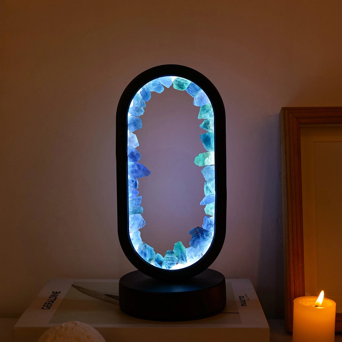 Jemma Natural Crystal Bedside Lamp