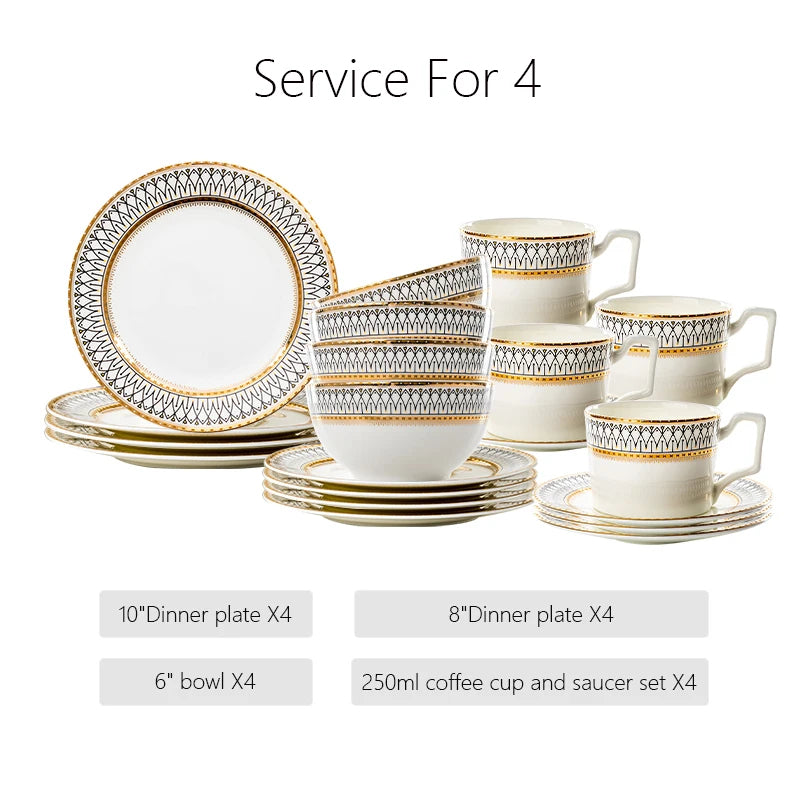 Sabina Luxury Dinnerware Set