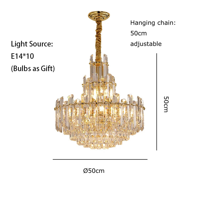 Cecilia Luxury Crystal Chandelier