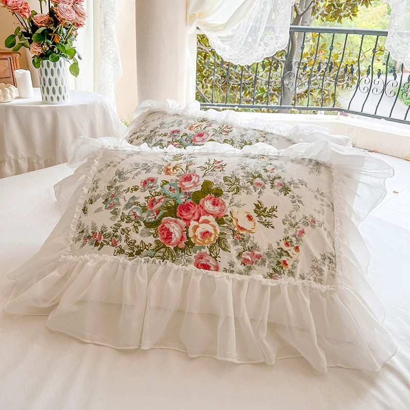 Alice Flowers Egyptian Cotton Luxury Duvet Bedding Set