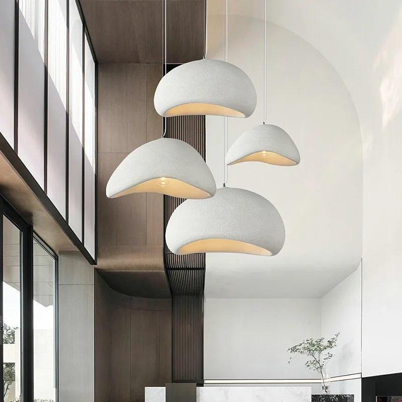 Elettra Handmade Minimalist Neutral Pendant Light