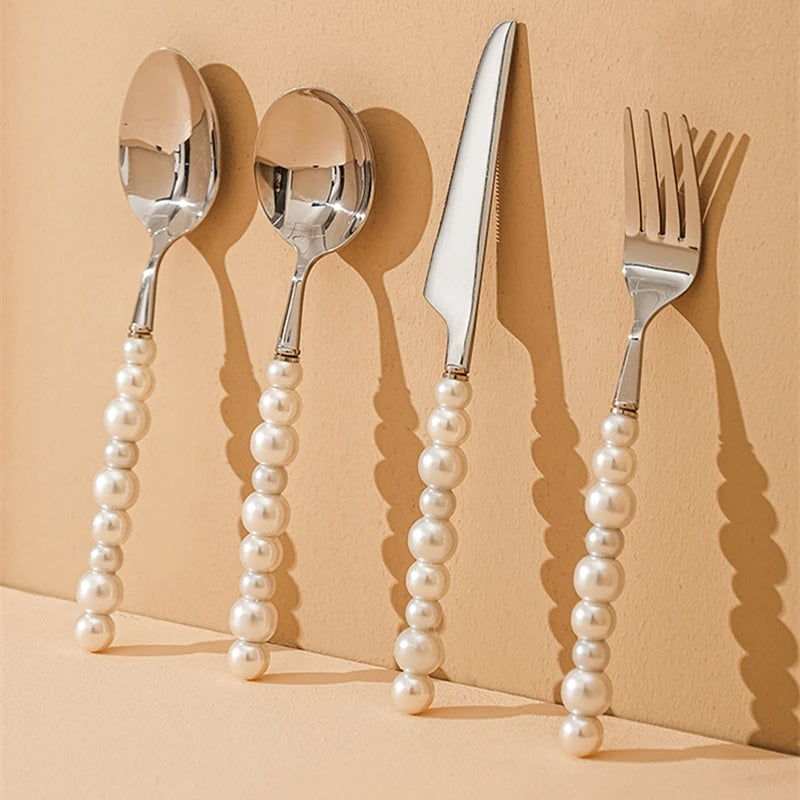 Alba Silver Pearl Royal Cutlery Set