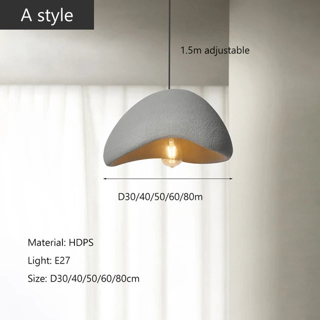 Lampe suspendue neutre minimaliste faite à la main Elettra