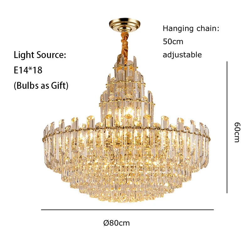 Cecilia Luxury Crystal Chandelier