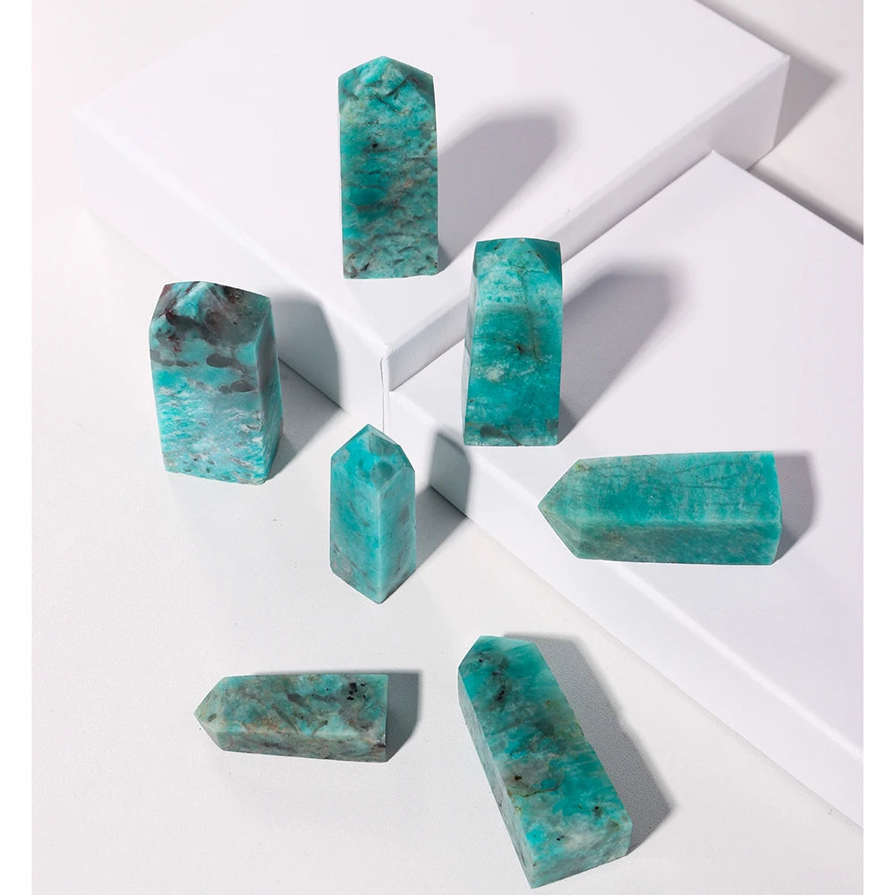 Amazonite Natural Crystal Home Decor