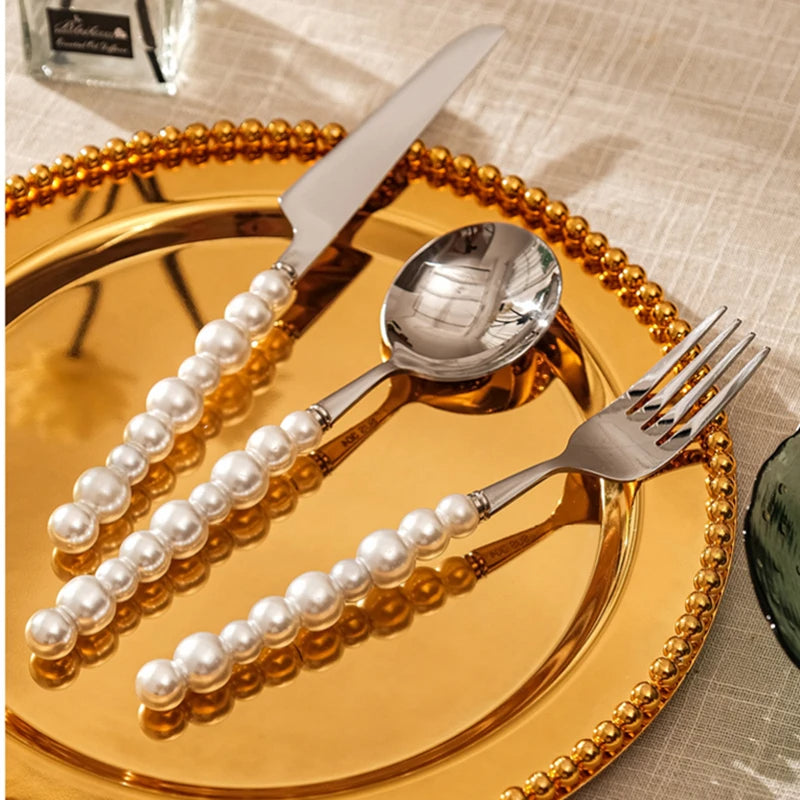 Alba Silver Pearl Royal Cutlery Set