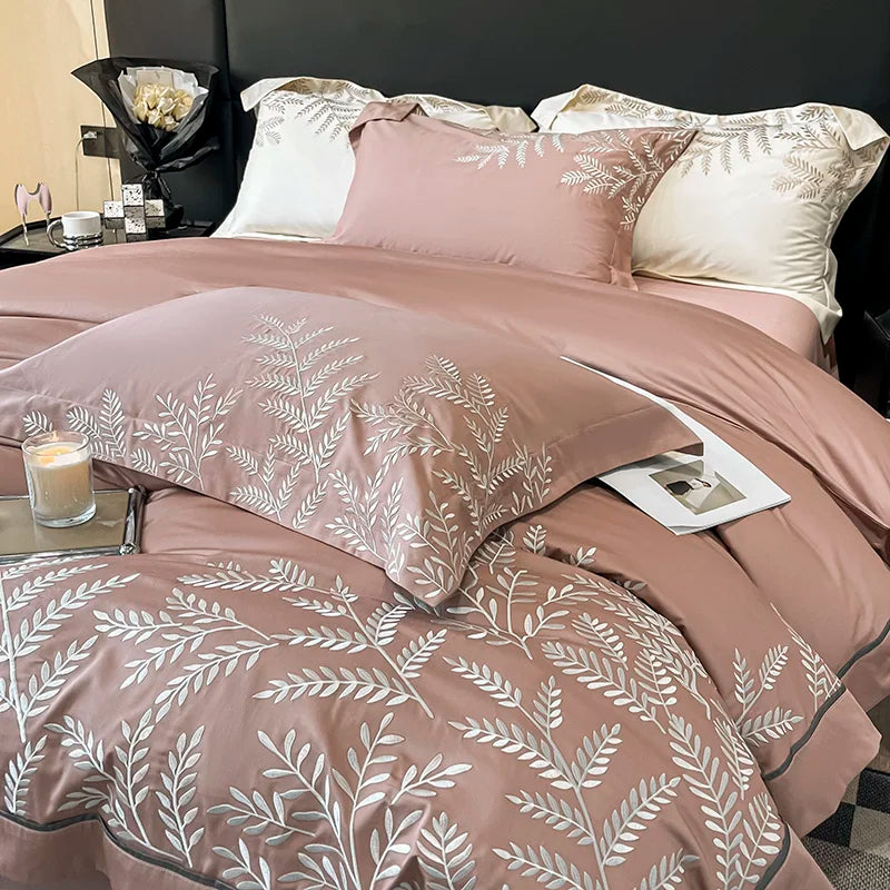 Adelia Quicksand 400TC Egyptian Cotton Bedding Set