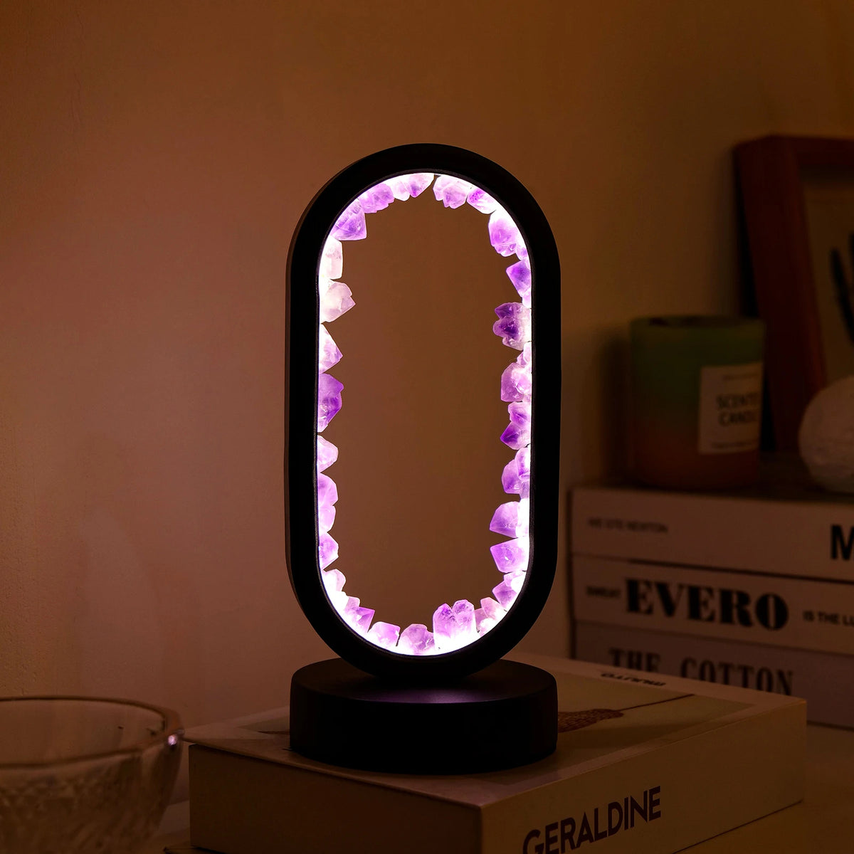 Jemma Natural Crystal Bedside Lamp