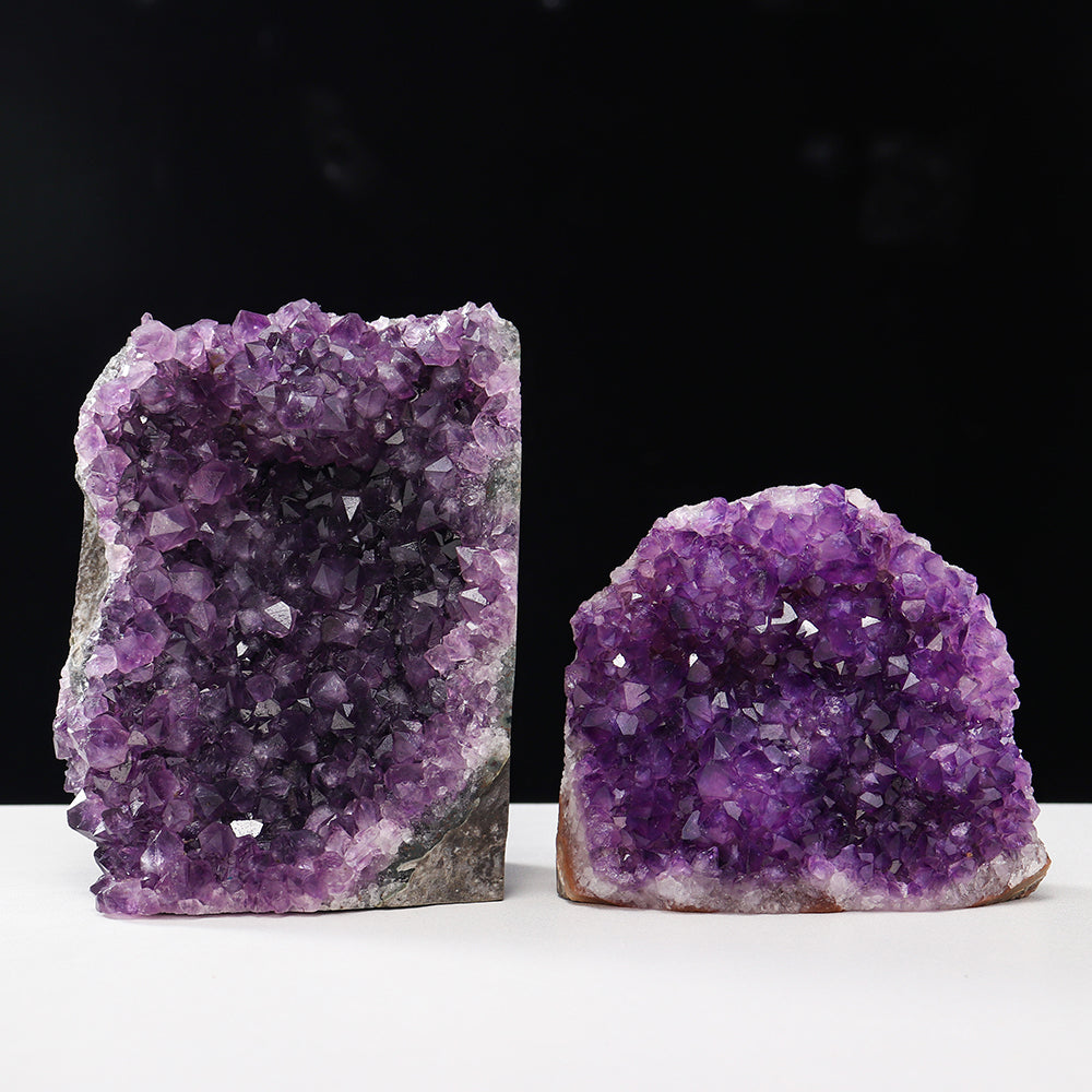 Natural Amethyst Cluster Crystal Stone Luxury Home Decor