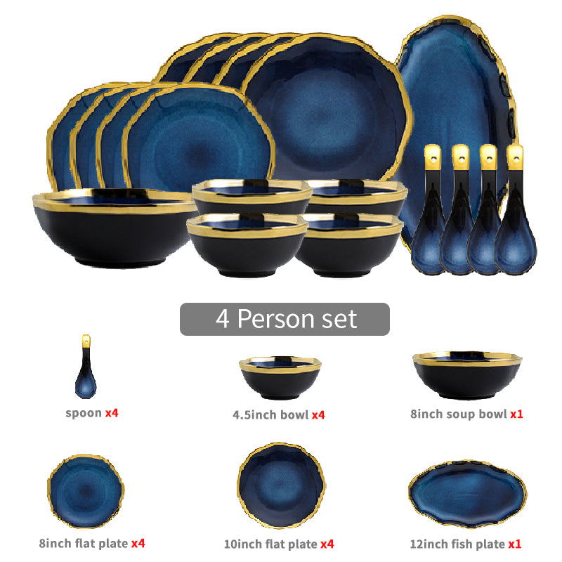 Lorenzo Luxury Dinnerware Set - DARIYA HOME