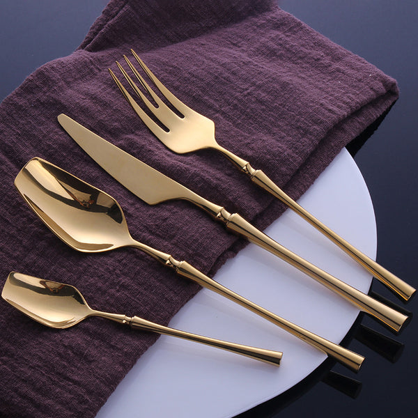 Florence Gold Exquisite Cutlery Set - DARIYA HOME