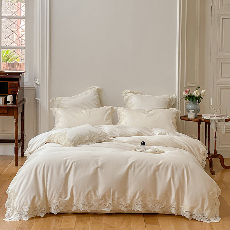 Erin Flowers 1000TC Egyptian Cotton Luxury Duvet Bedding Set - DARIYA HOME