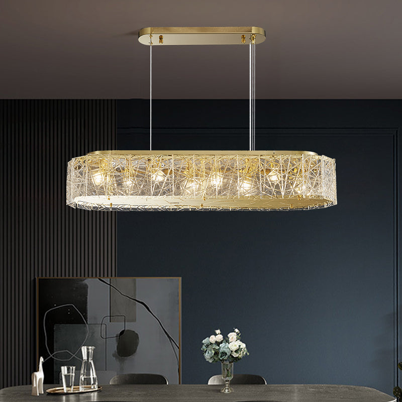 Anjali Luxury Handmade Crystal Round/Rectangular Chandelier - DARIYA HOME