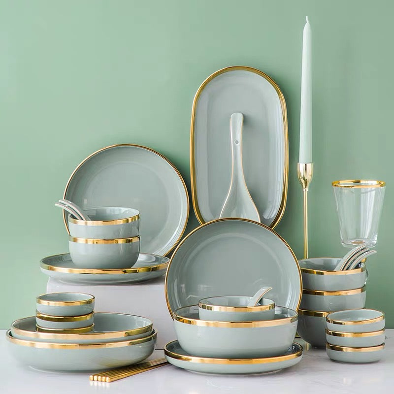 Eugenia Tiara Luxury Dinnerware Set - DARIYA HOME