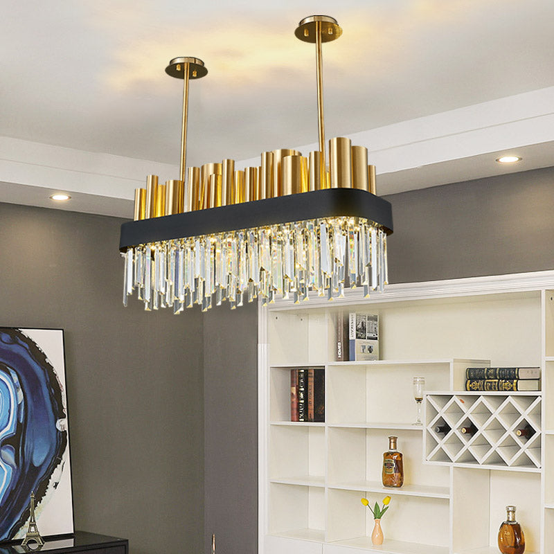 Astra Natural Crystal Luxury Gold Chandelier