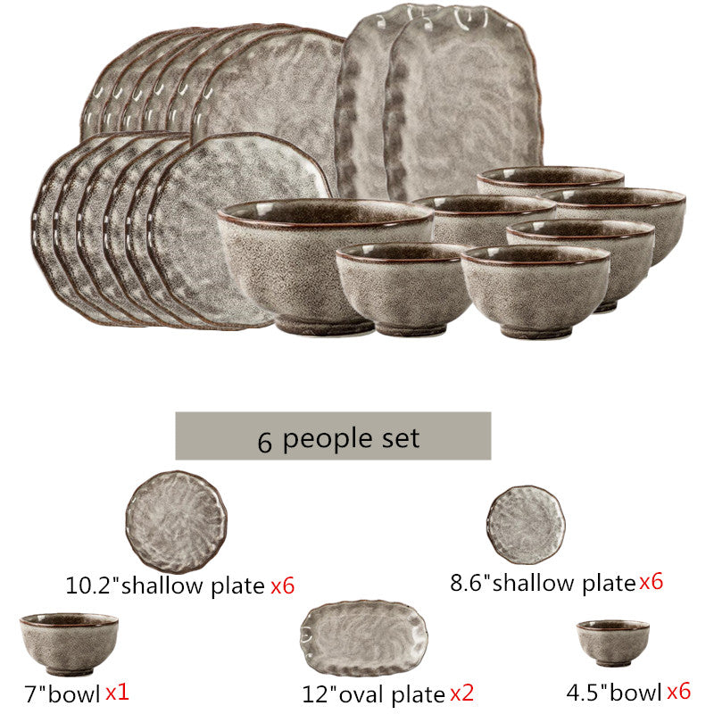 Metella Exquisite Ceramic Luxury Dinnerware Set - DARIYA HOME