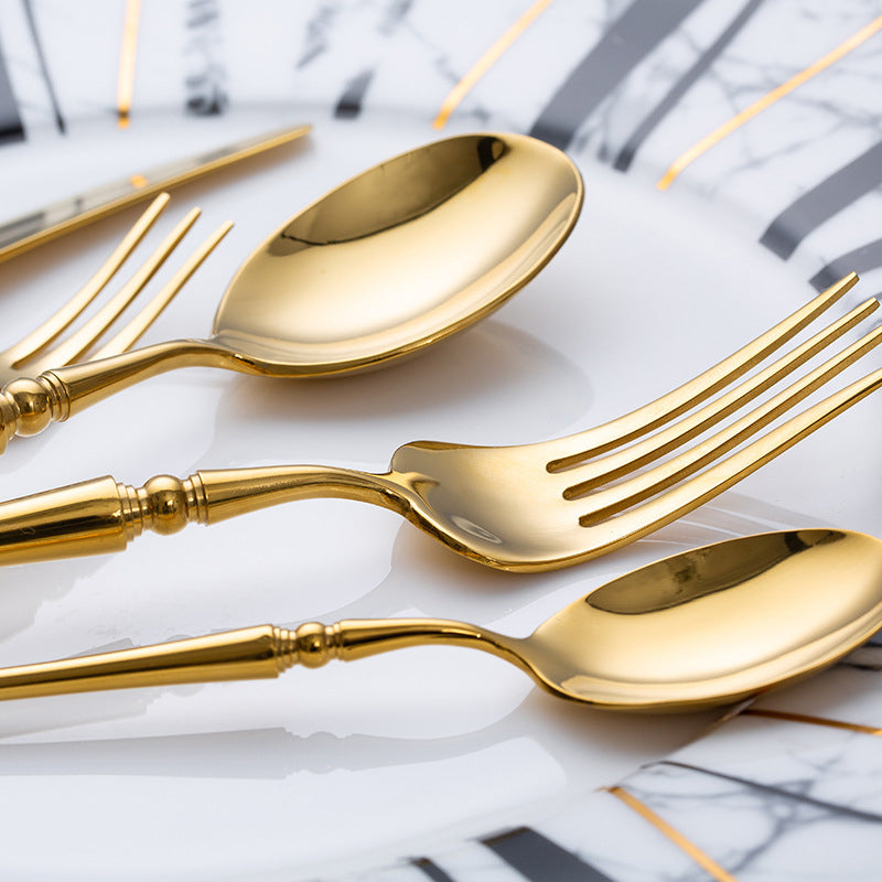 Cartagena Gold Deluxe Cutlery Set - DARIYA HOME